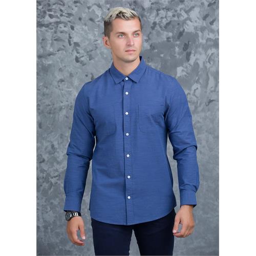 DETAILED COTTON DOUBLE PKT SHIRT