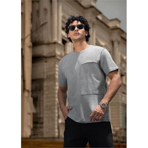Detailed Crew Neck T-shirt