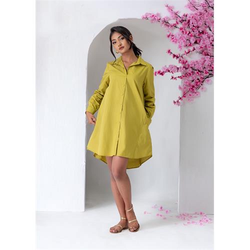 Long Sleeve Trapeze Dress