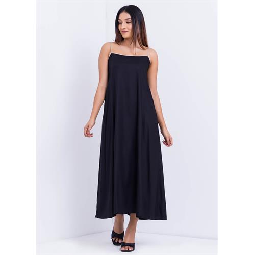 Maxi Dress With Contrast Straps