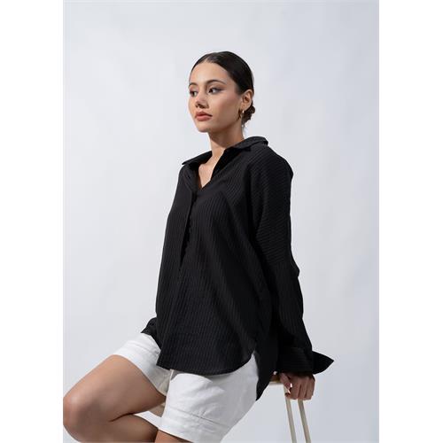 Oversize Shirt With Wide Cuff