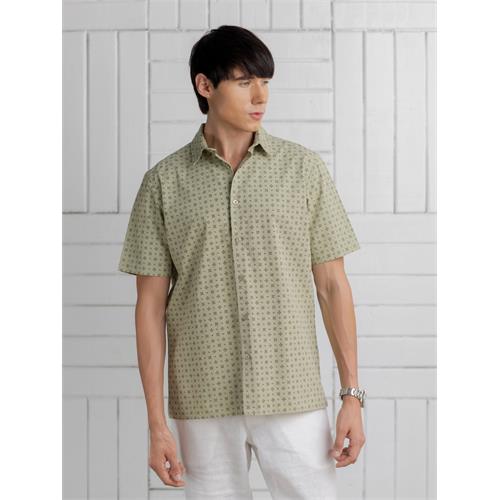 Printed short sleeve shirt