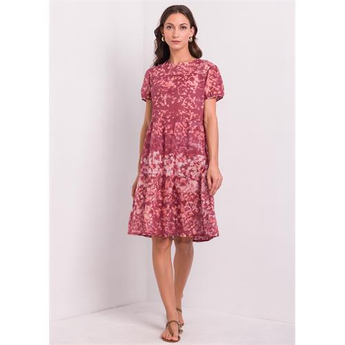 Puff Sleaved Batik Dress