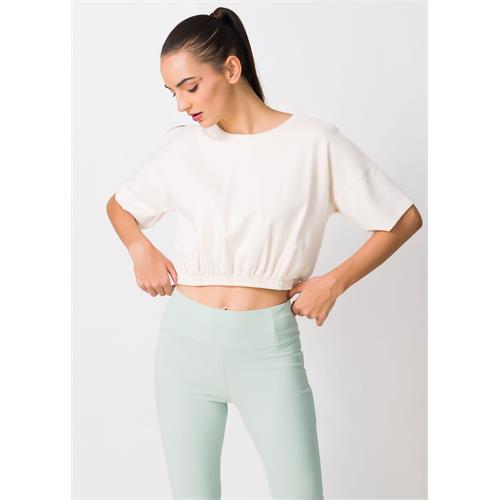 Waist Gathered Crop Top