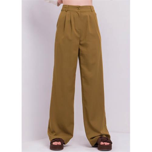 Wide Leg Pant With Pleats