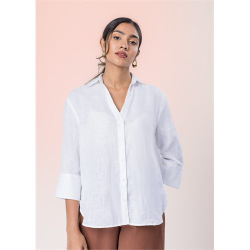 Basic Linen Blouse
