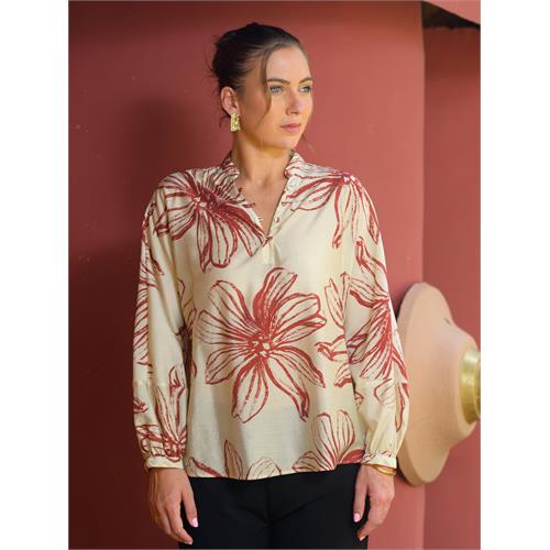 Basic printed blouse