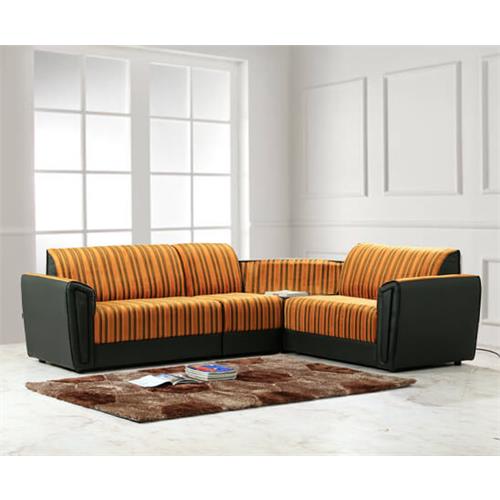 Piyestra Aqua Corner Sofa (2 + 2 + 1 +Stool)