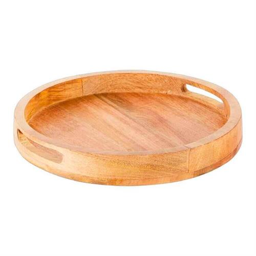 Wooden Round Serving Tray MDGF011