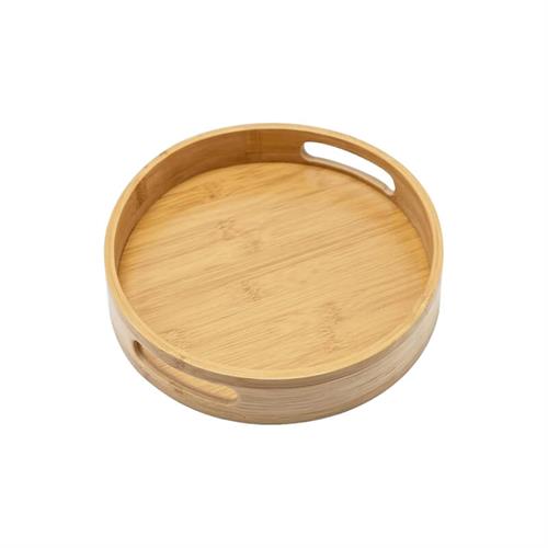 Wooden Round Serving Tray Small MDGF012