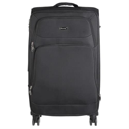 Naeroug Textile Trolley Travel Bag, 28Inch Black N516-28
