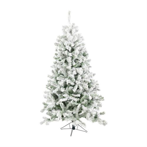 Christmas Tree Dawn Snow Heavily White Flocked 6ft