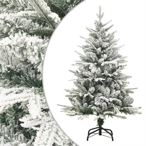 Christmas Tree with Flocked Snow Green 6ft