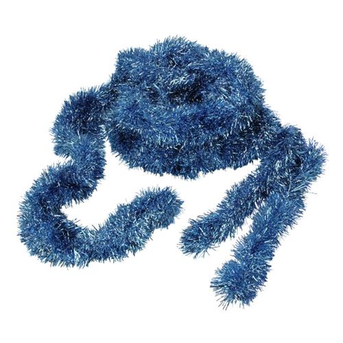 Blue Christmas Foil Tinsel Garland