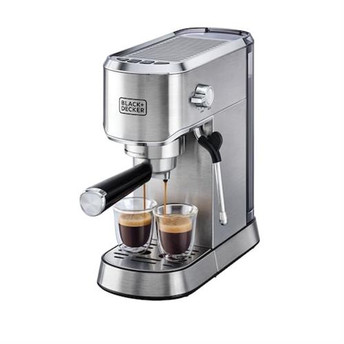 BLACK & DECKER 15-Bar Espresso Coffee Machine with Milk Frothier ECM150-B5