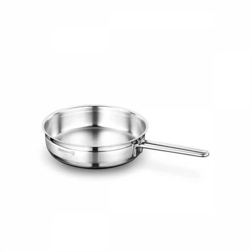 Korkmaz Alpha Stainless 24cmx6cm Frypan A1021 [Supports Induction Cooktops]