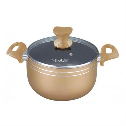 Harvest 22 CM Eco-Friendly Ceramic Non-Stick Casserole Pan 716928 [Supports Induction Cooktops]