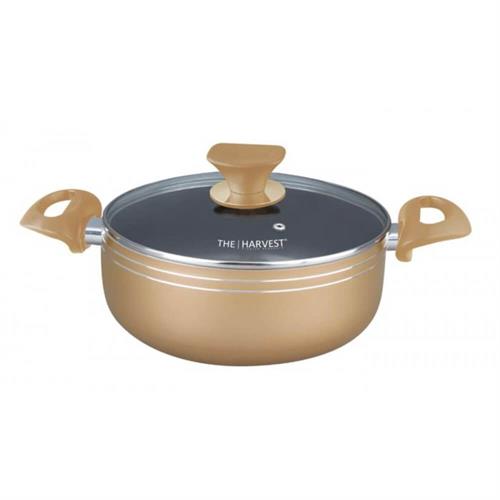 Harvest 26 CM Eco-Friendly Ceramic Non-Stick Casserole Pan 754767 [Supports Induction Cooktops]