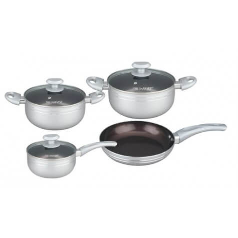 Harvest 7 Pcs Ceramic Cookware Set 3357 [Supports Induction Cooktops]