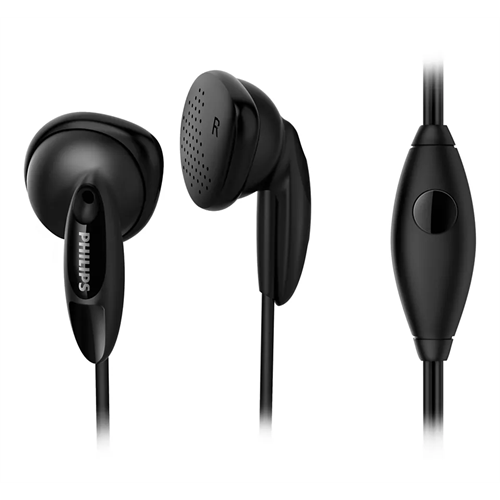 Philips Earbud Headphones with Mic SHE1355BK/00