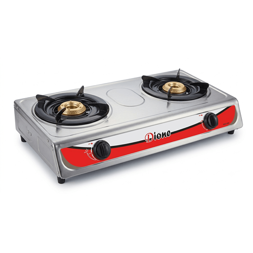 DIONE Two Burner Stainless Steel Gas Cooker DGC-2281
