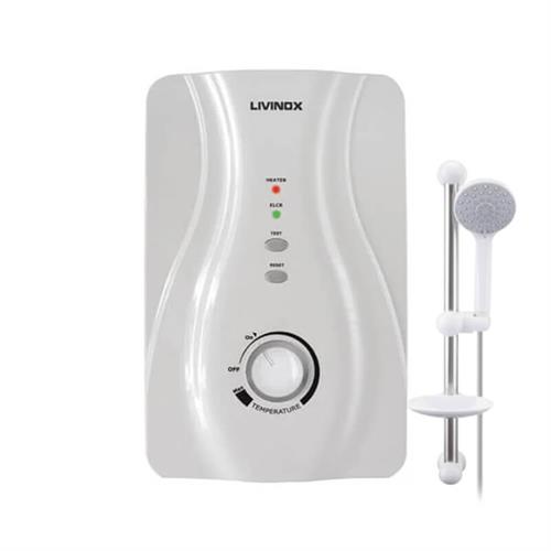 LIVINOX Instant Shower Heater with Pressure Pump 3.6KW LV-WHWP21