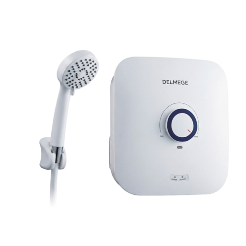DELMEGE Instant Shower Water Heater 5.5kW Without Pressure Pump DWH-D5.5-NP-2 [WHITE]