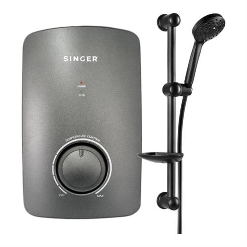 Singer Instant Shower Heater With Pressure Pump 5.6kW SWH-339EP