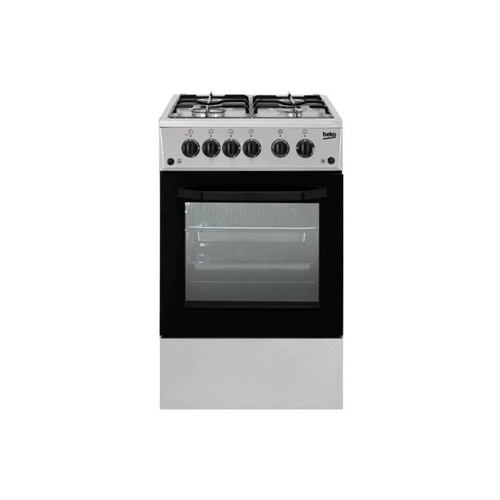 Beko Freestanding Gas Oven With 4 Gas Burners 47L B-CSG42110DSL