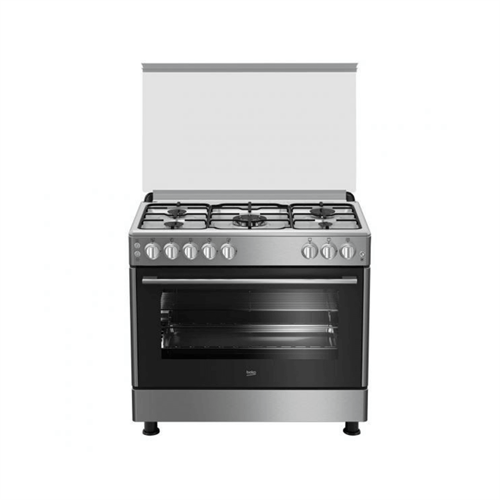 Beko Freestanding Gas Oven With 5 Burners 98L B-GG15120FX