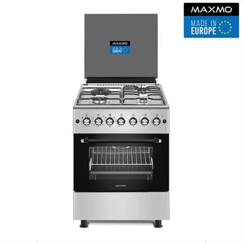 Maxmo Free Standing Cooker 3 Gas Burners + 1 Hot Plate FSC-F6TL31E3-S