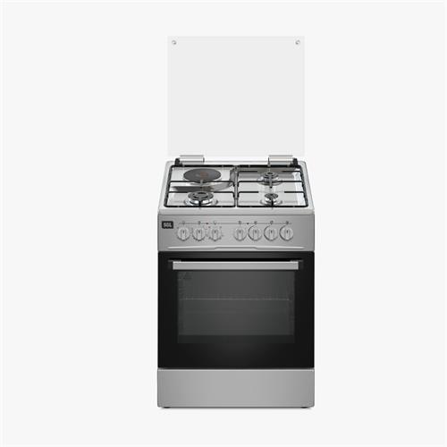 SGL 6060 Free Standing Cooker 3 Gas Burners + 1 Electric, 70L Electric Oven SGLCKTE6631
