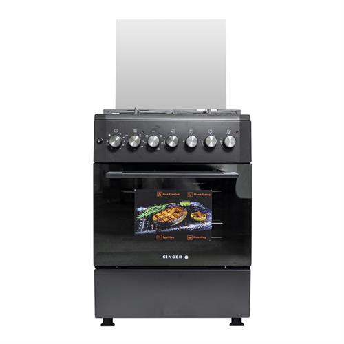 Singer Freestanding Oven With 1 Hot Plate And 3 Gas Burners 53L GO-4BEHP