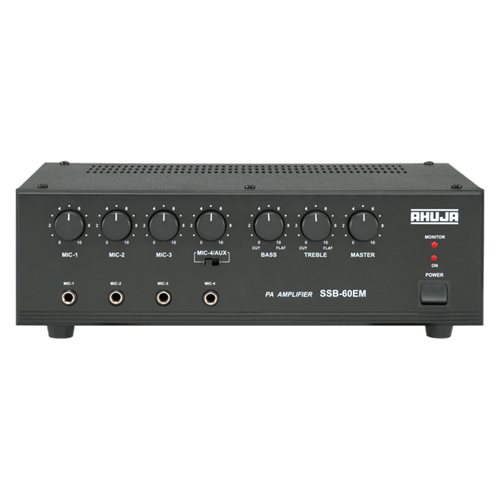 Ahuja PA Mixer Amplifiers SSB-60EM (60W)