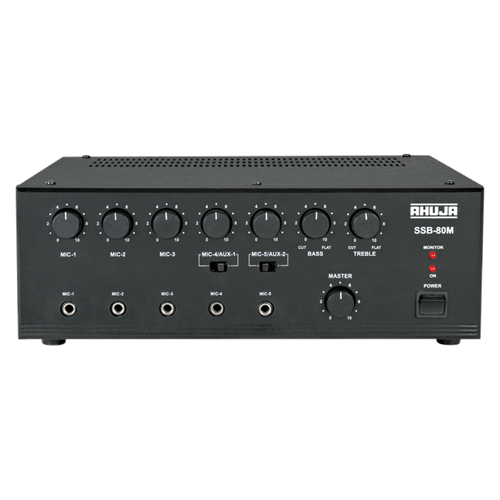 Ahuja PA Mixer Amplifiers SSB-80M (80W)