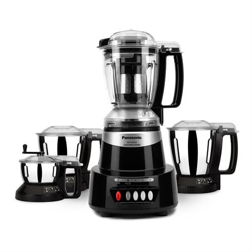 Panasonic AV Super Wet And Dry Mixer Grinder 4 Jars (Charcoal Black) MX-AV425-B