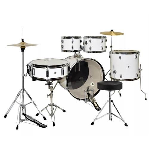 Mapex Prodigy Drum Kit (White) With 4-Pieces Hardware, Throne,14 PDG5044TC