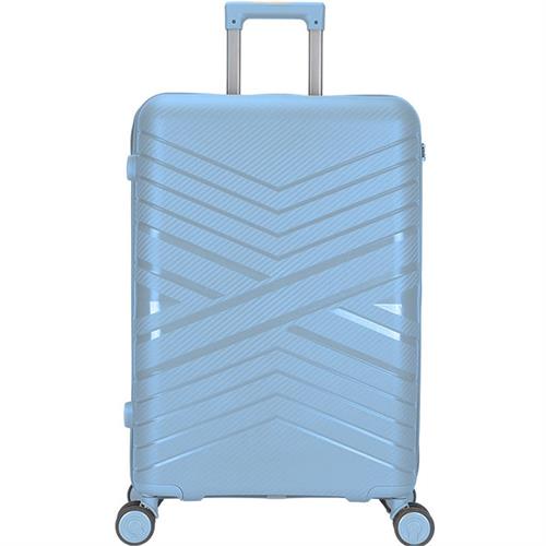 Byilalbao polypropylene Travel Luggage Bag Light Blue Large