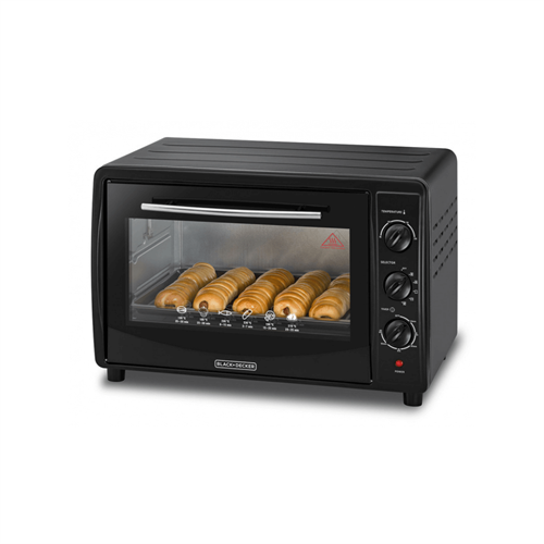 BLACK + DECKER 45L Double Glass Toaster Oven With Rotisserie