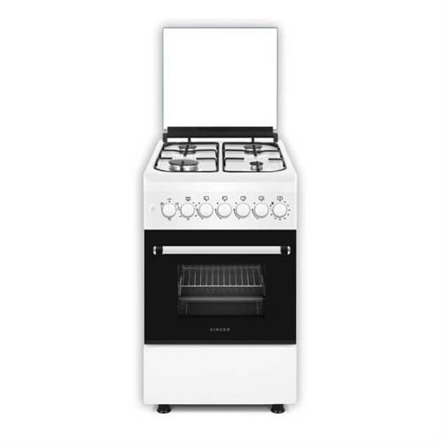 Singer Freestanding Oven With 4 Gas Burners 56L, Electric GCB8402F-N
