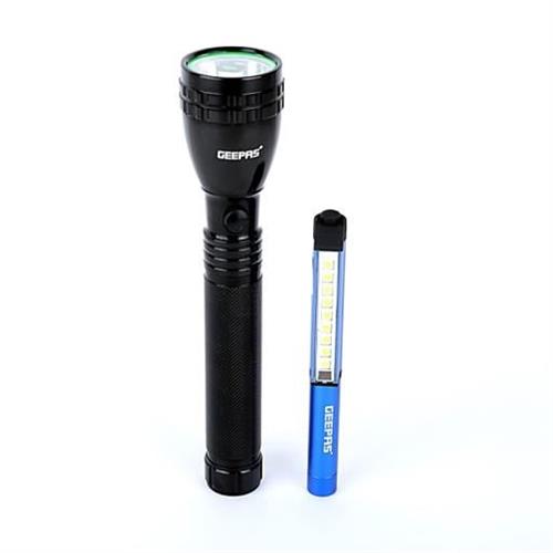 Geepas Rechargeable Waterproof Led Flashlight GFL4647N