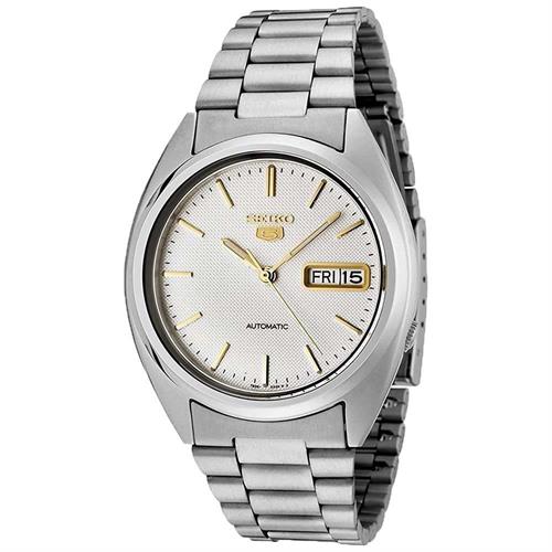 Seiko 5 Automatic White Dial Mens Watch SNK 47K1