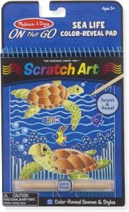 Activity Book SCRATCH ART Sea life