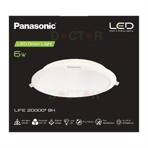 Panasonic LED DL Round 6500K 6W