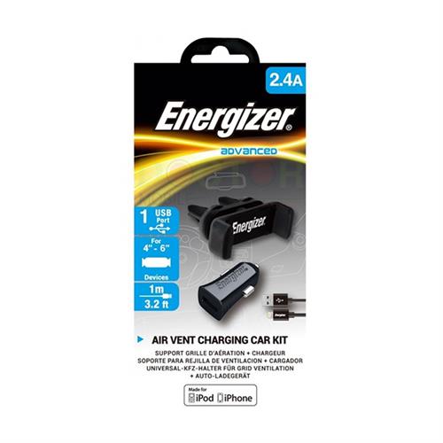 Energizer Advanced Air Vent Charging Car Kit