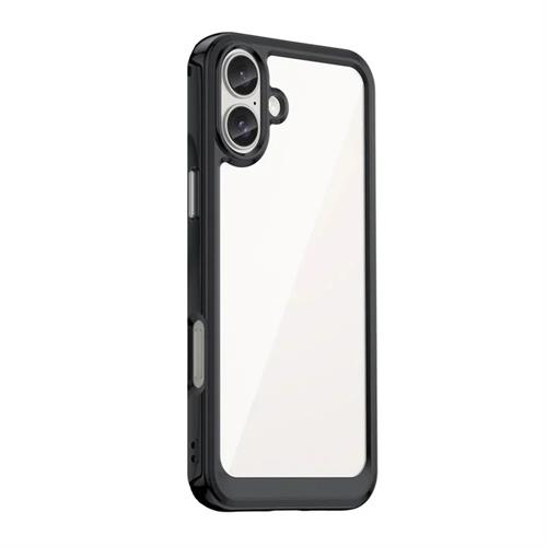 iPhone 16 Back Cover Case with Black Frame