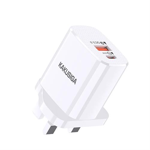 Kakusiga KSC-946 Yingan Series PD20W+QC18 Dual port smart charger(UK)