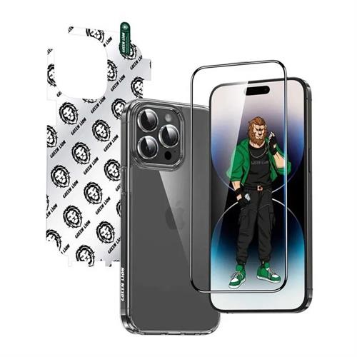 Green Lion 4 in 1 Defender Pack For iPhone 16 Pro / iPhone 16 Pro Max