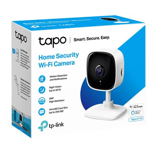 Tapo C110   Pan/Tilt AI Home Security Wi-Fi Camera