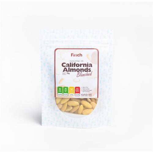 Finch California Almonds BLANCHED 75g